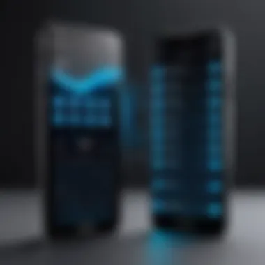 Futuristic Dialer Functionality A futuristic concept of a dialer featuring voice recognition and AI capabilities.