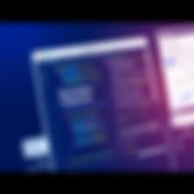 An interface of a modern text editor showcasing customizable themes and plugins.