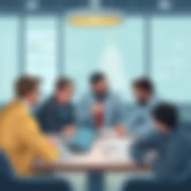 Church leaders engaged in strategic planning