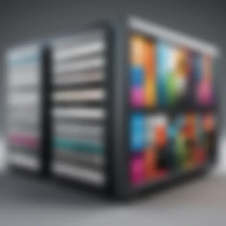 A diverse selection of music library management tools
