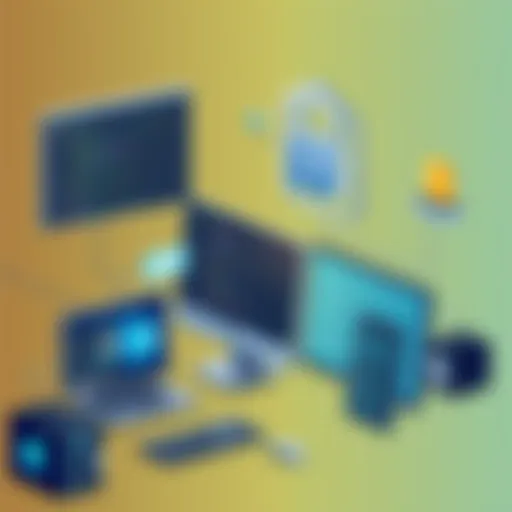 Visual representation of alternative remote access solutions