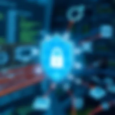 Enhanced Security Features Secure connection graphics showcasing enhanced security features