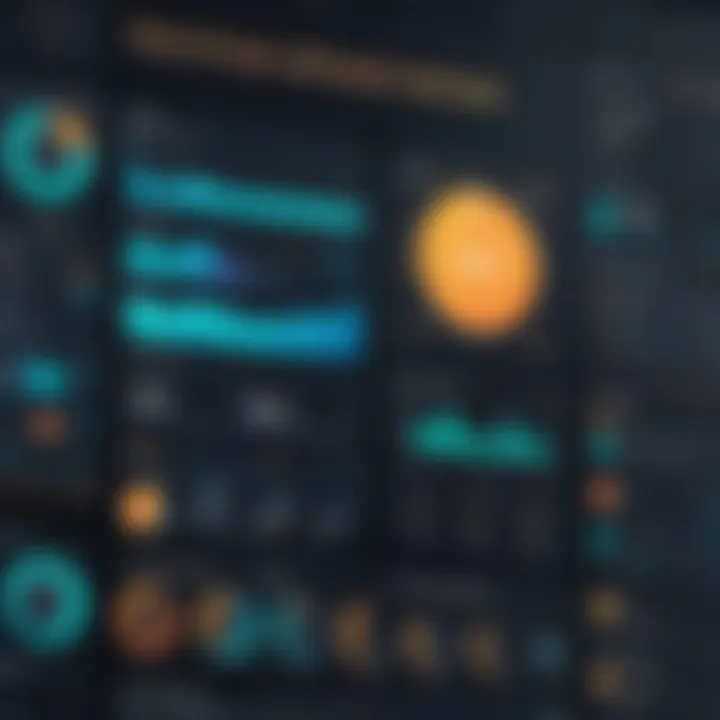 Dashboard showcasing leasing analytics and metrics