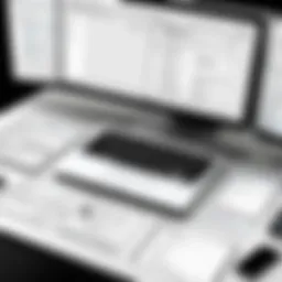 A visual representation of Balsamiq Wireframes interface showcasing its user-friendly design.