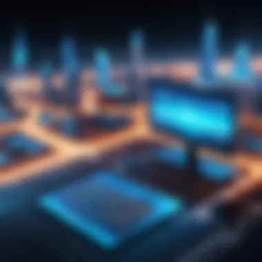 Future Landscape of Communication Technology Futuristic concept of communication technology