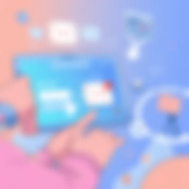 Navigating Clean Mail App Features User navigating through the Clean Mail App features