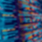 Visual representation of digital business card code structure