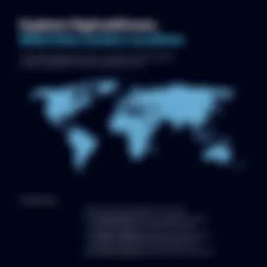 Global map highlighting DigitalOcean data center locations