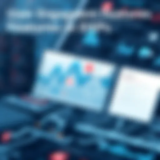 Visual representation of a Digital Experience Platform interface showcasing user engagement features