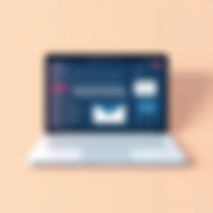 Modern Email Interface for Enhanced Productivity A modern email interface showcasing productivity features