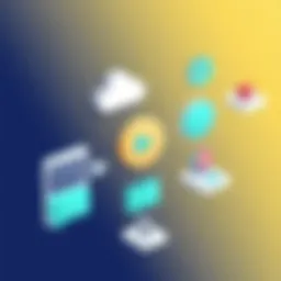 Visual representation of workflow management software features