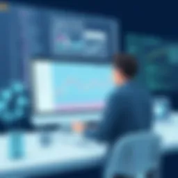 Innovative marketing software interface showcasing analytics