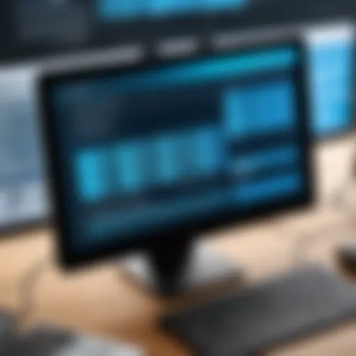 Comprehensive dashboard showing barcode software functionalities