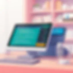 User interface of open source POS software showcasing its functionalities