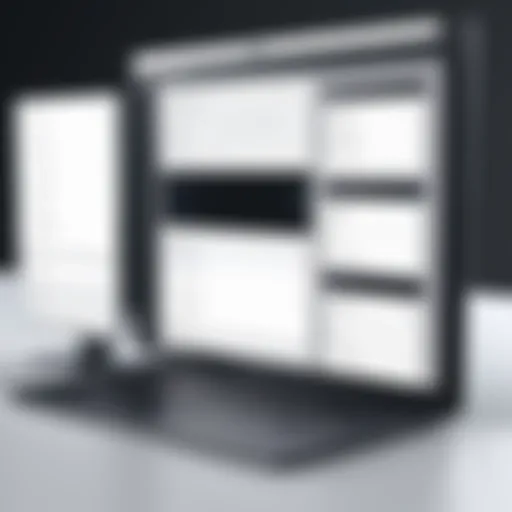 An overview of a digital purchase order system interface