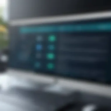 Interface of a popular free domain service