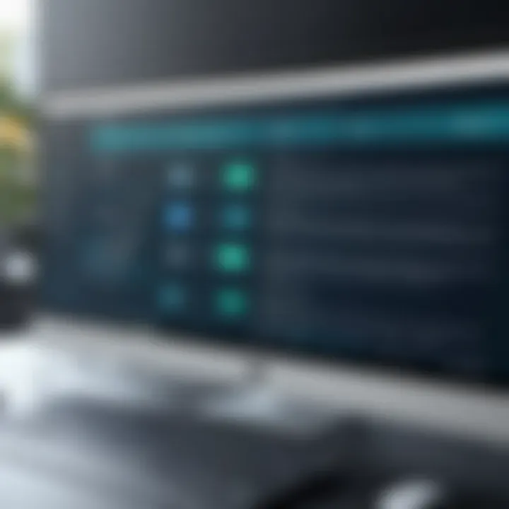 Interface of a popular free domain service