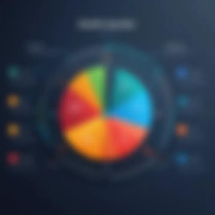 Graph illustrating customer satisfaction metrics