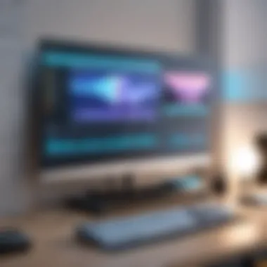 Finished Video Project with Sound Effects A visually appealing finished video project with dynamic sound integration