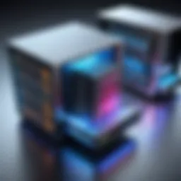 A secure cloud server representing online data storage