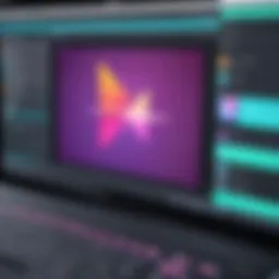 A user-friendly interface of home movie maker software showcasing editing tools
