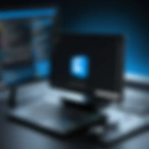 A detailed view of Microsoft Edge's interface showcasing its unique features