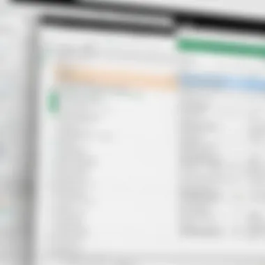 User interface showcasing advanced functions