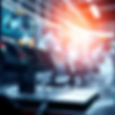 Future Trends in NEMT Technology Future trends in NEMT technology depicted through a futuristic graphic