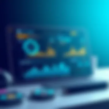 Crypto Mining Performance Metrics A digital dashboard displaying crypto mining statistics