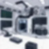 A high-tech mining rig in a sophisticated setup