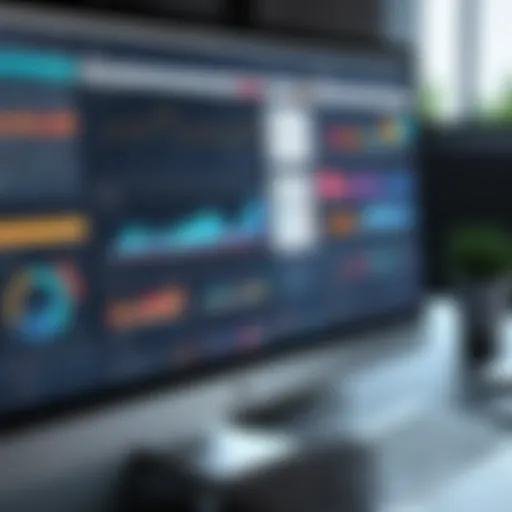 A detailed dashboard showcasing project metrics and timelines