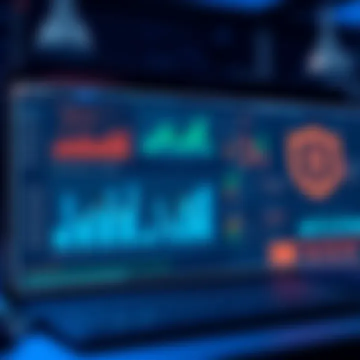 Security Analytics Dashboard Dashboard showcasing security analytics