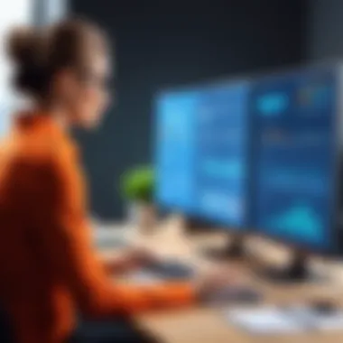 Evaluating Payroll Service Options Business professionals evaluating payroll service options