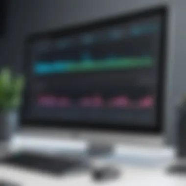 Video Editing Performance Metrics Visual representation of video editing performance metrics