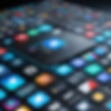 Diverse Platforms for Creative Expression A diverse array of digital platforms for content creation.