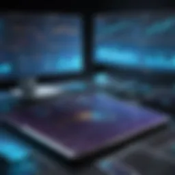 Visual representation of predictive modeling algorithms