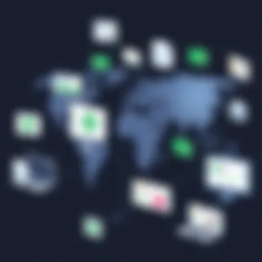 Integration with Local Payment Systems Illustration of various local payment systems integrated with QuickBooks