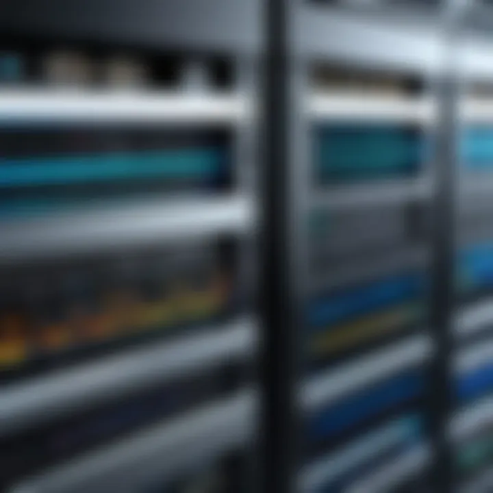 A digital representation of remote servers for small businesses