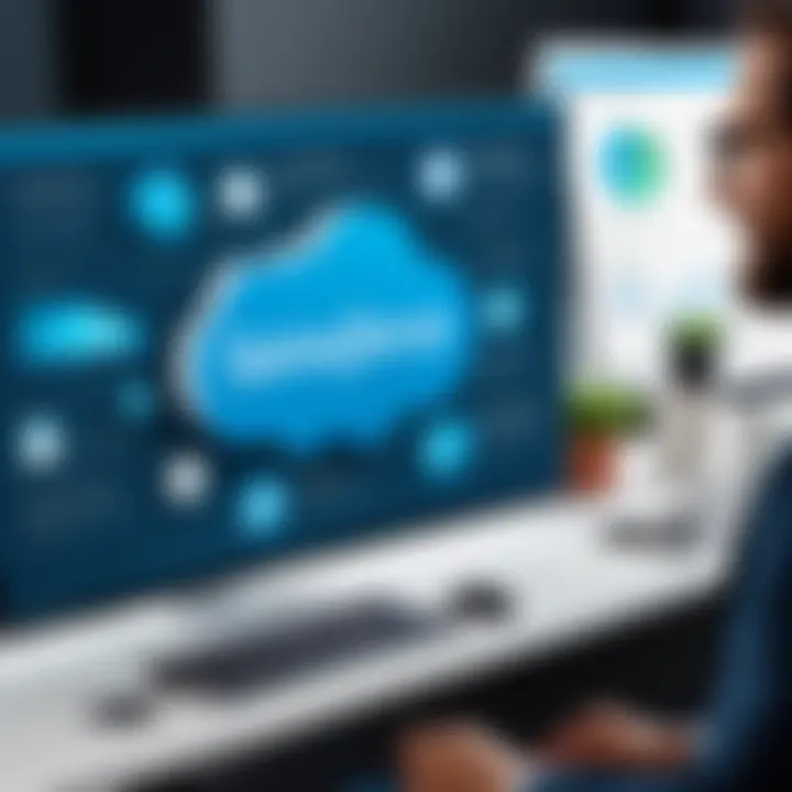 Chart illustrating the advantages of using Salesforce for advertising