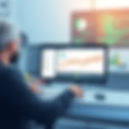 Innovative software interface showcasing project management tools