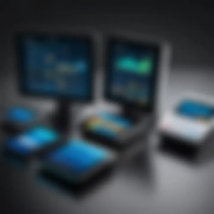Comparative analysis chart showcasing POS systems.
