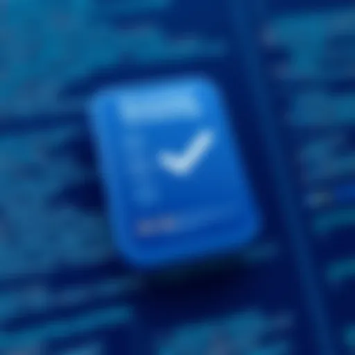 A checklist symbolizing tenant screening criteria.