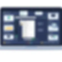Visual representation of advanced mapping software interface showcasing features