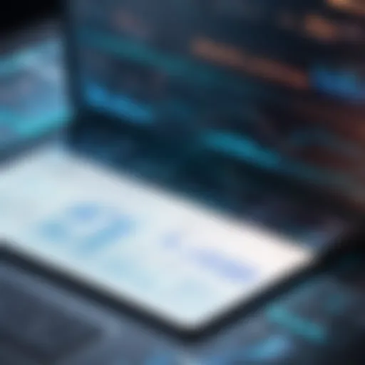 Visual representation of seamless data integration in ERP systems