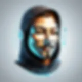 Illustration of a secure communication channel symbolizing anonymity.