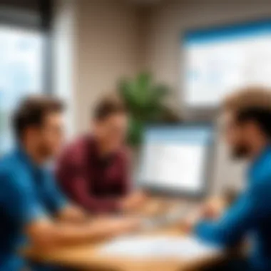 Enhancing Team Collaboration with Trello Features Collaboration features in Trello with team members engaging