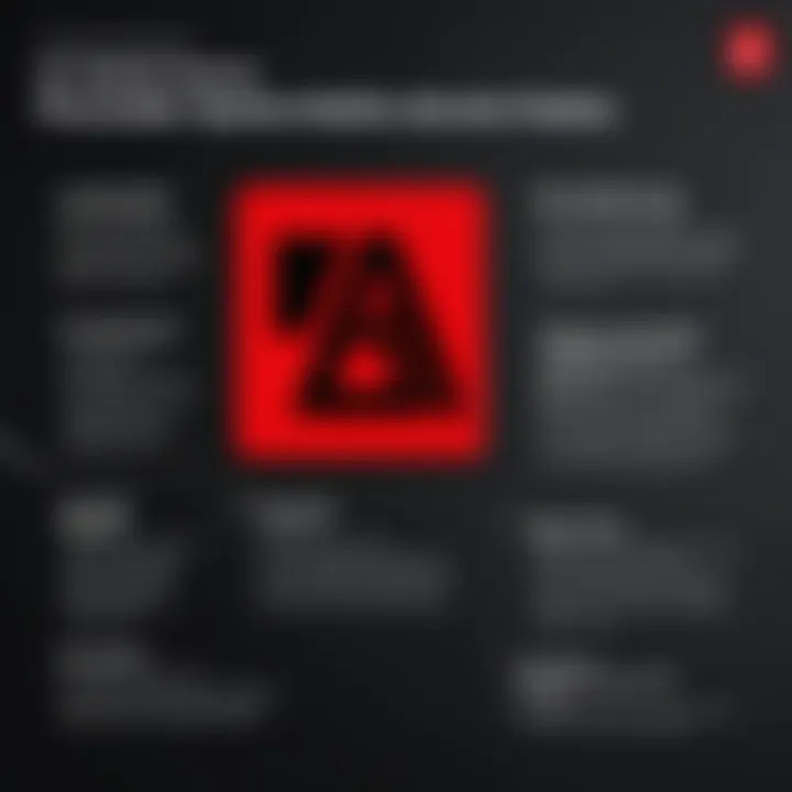 Visual representation of features available in Adobe Acrobat Reader DC