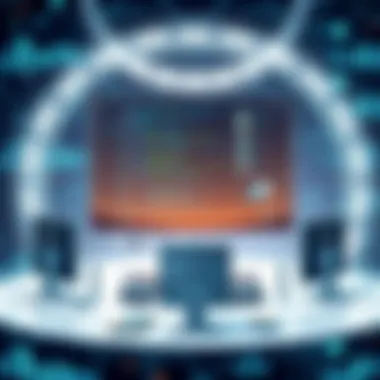 A futuristic view of digital collaboration trends impacting workplaces.