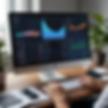 Financial Forecasting with Finario Visual representation of financial forecasting using Finario