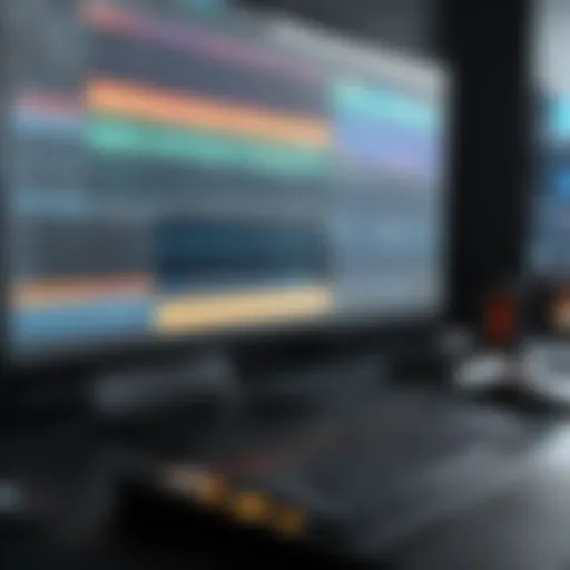 Interface of FL Studio Pro showcasing the workflow